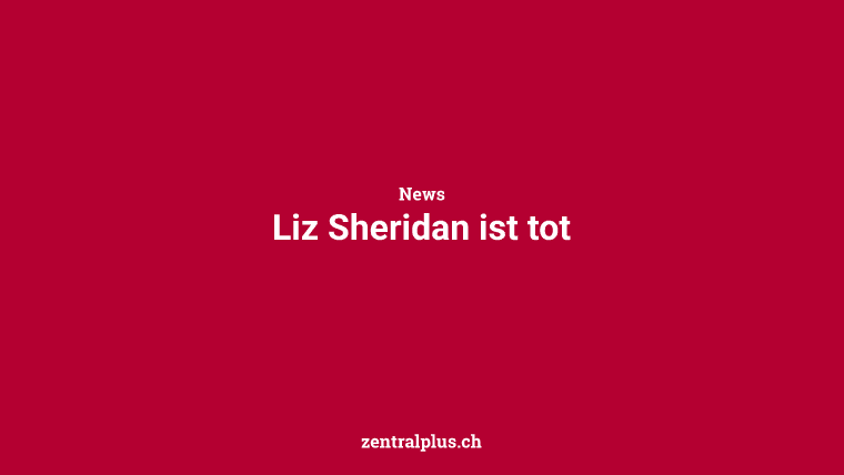 Liz Sheridan ist tot