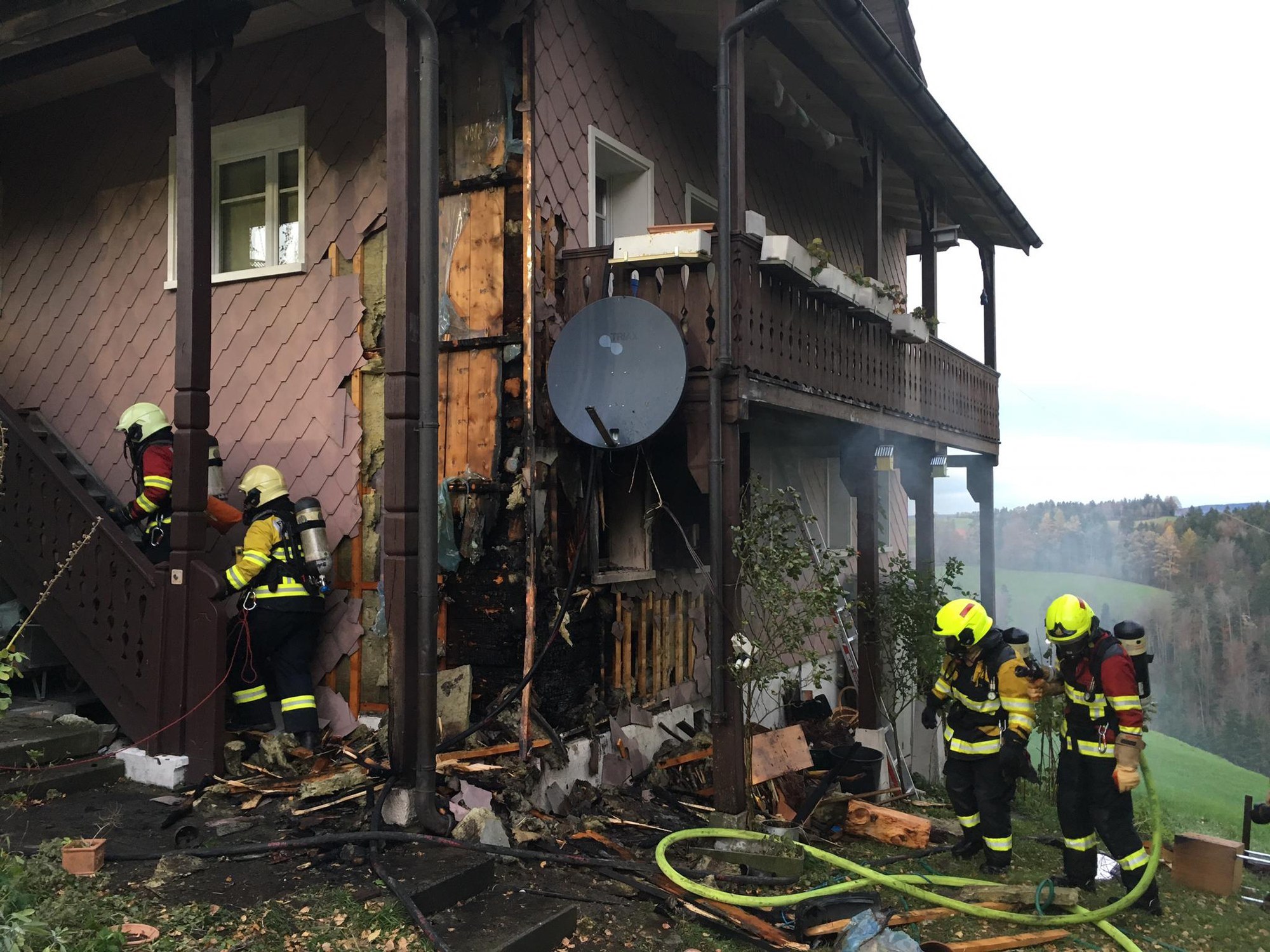 Haus In Finstersee Nach Brand Nicht Mehr Bewohnbar Zentralplus